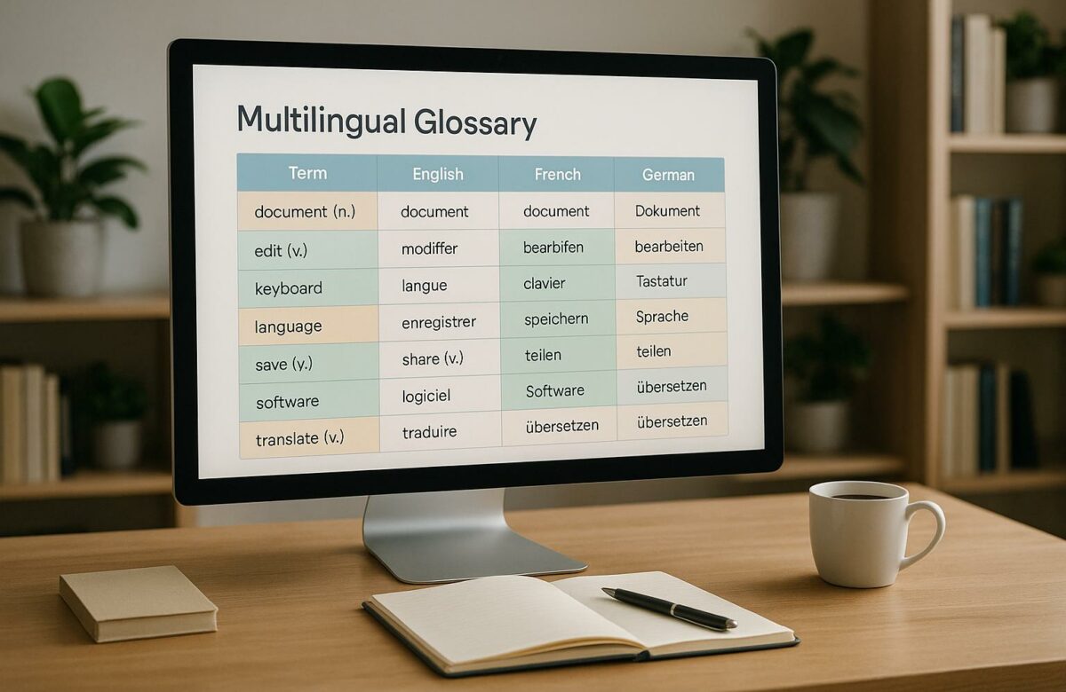 How Glossary Tools Improve Multilingual Writing