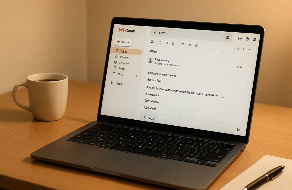 Generate Quick Email Replies in French - AI Assistant for Gmail