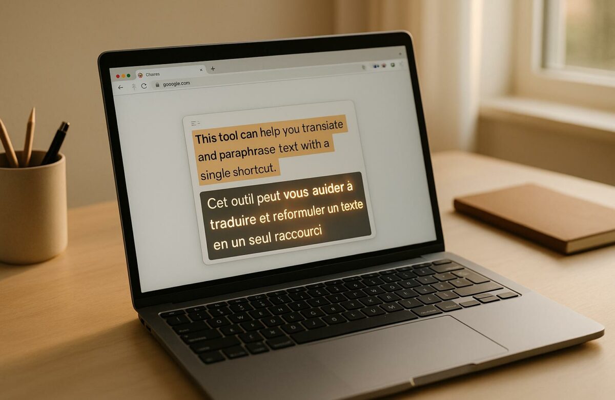How to Instantly Translate and Paraphrase Text in Chrome with One Shortcut
