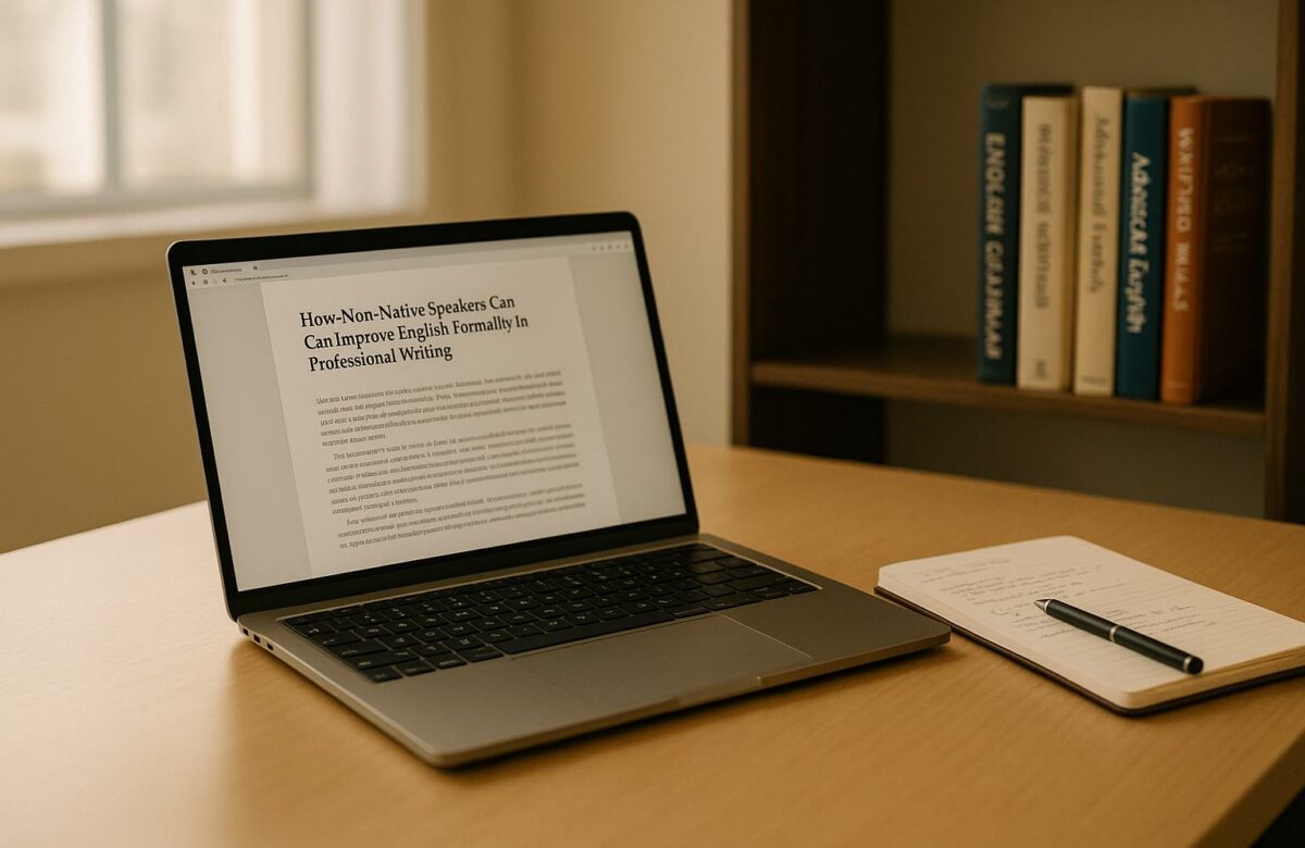 How Non-Native Speakers Can Improve English Formality in Professional Writing