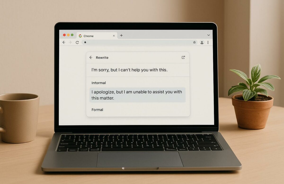 How to Adjust Writing Tone from Informal to Formal with a Chrome Extension