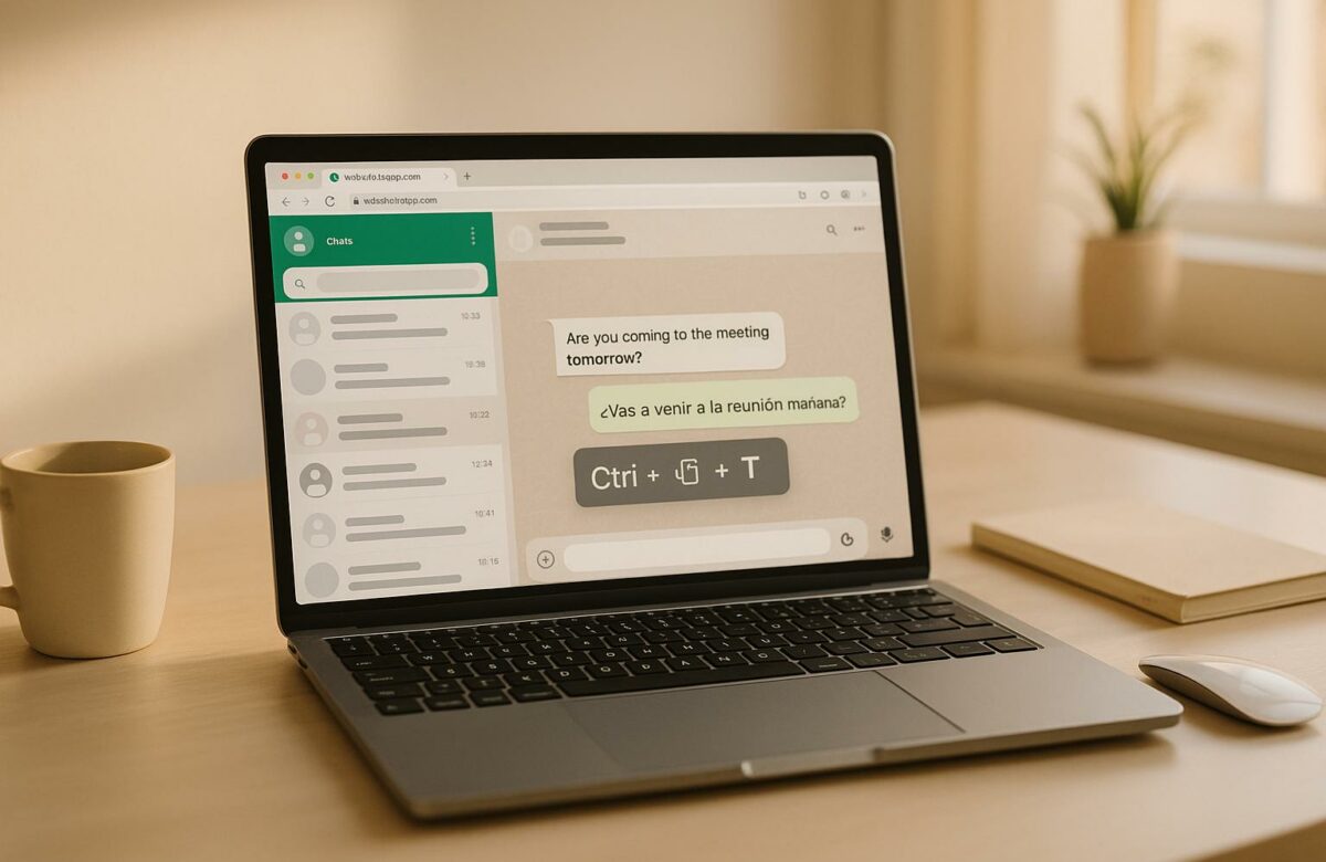 Quick Start Guide - Using Keyboard Shortcuts for AI Translation in WhatsApp Web