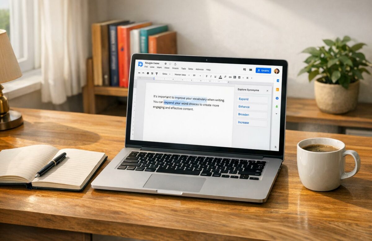 How To Expand Vocabulary While Writing In Google Docs