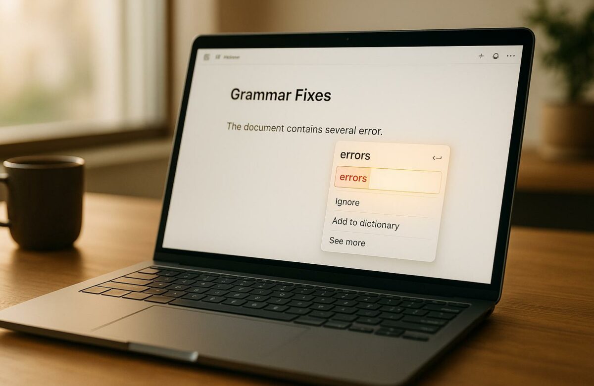 How To Fix Grammar In Notion Without Switching Tabs