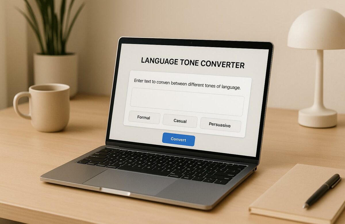 Language Tone Converter