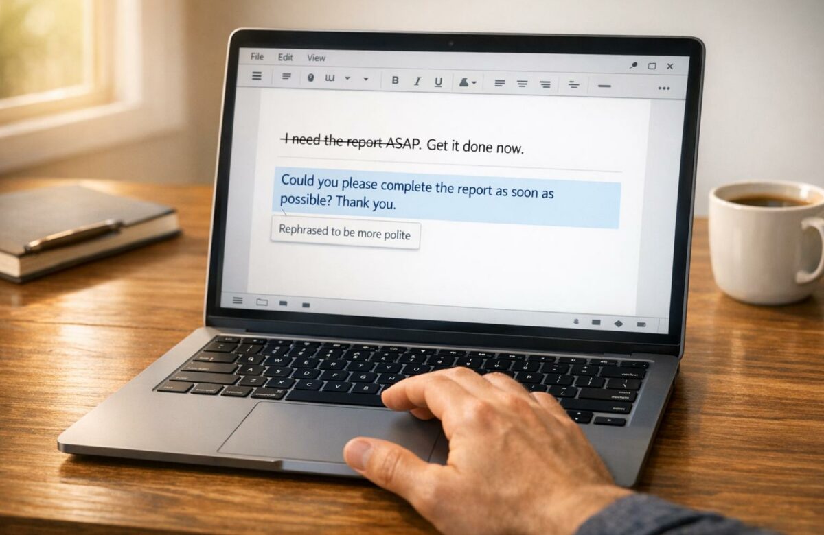 Make Your Writing More Polite With One Click