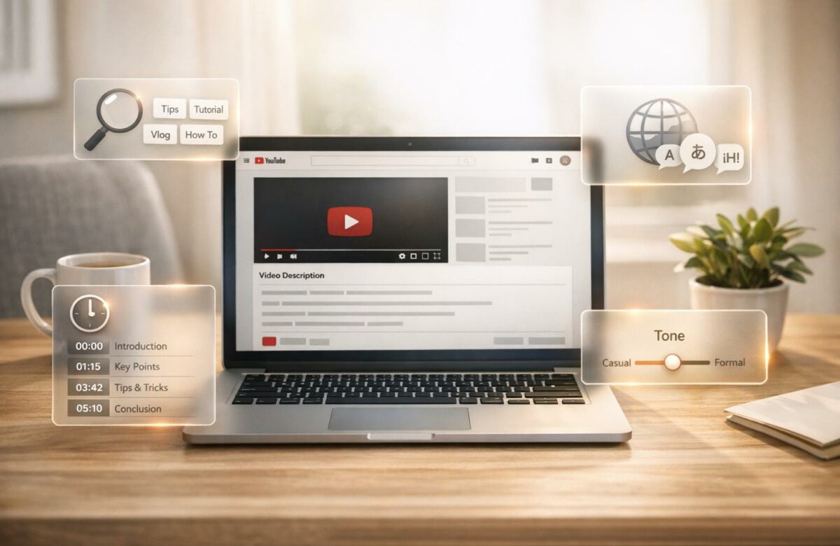 How To Write YouTube Video Descriptions Faster With AI