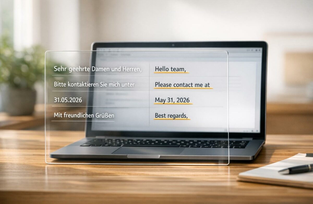 Fix German To English Translation Errors In Professional Emails