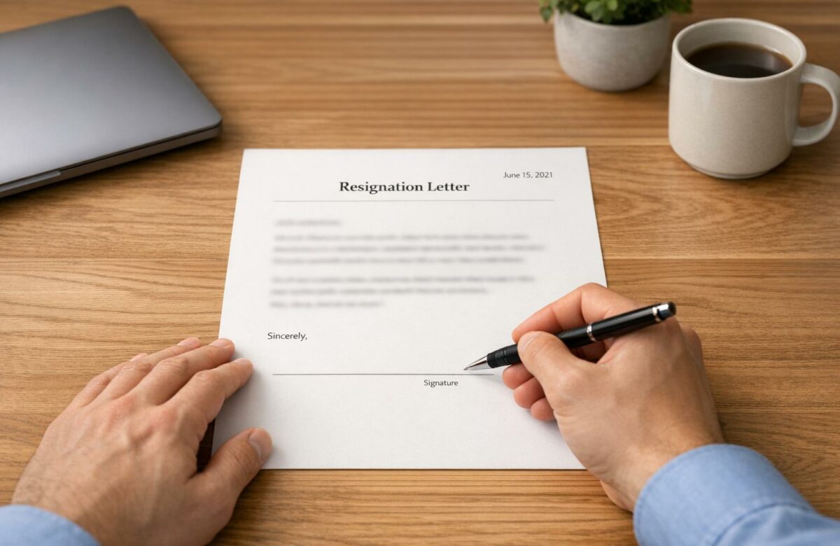 How To Write A Resignation Letter That Keeps Bridges Burned