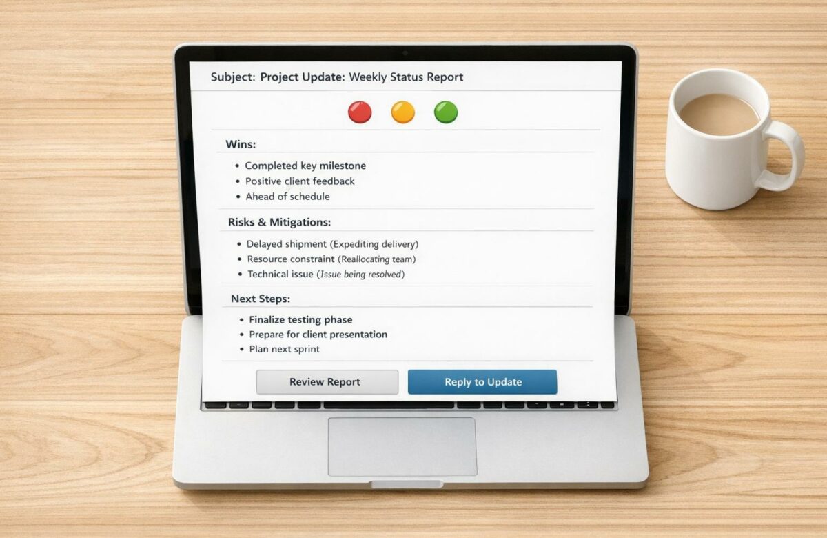 How To Write A Project Update Email To Stakeholders