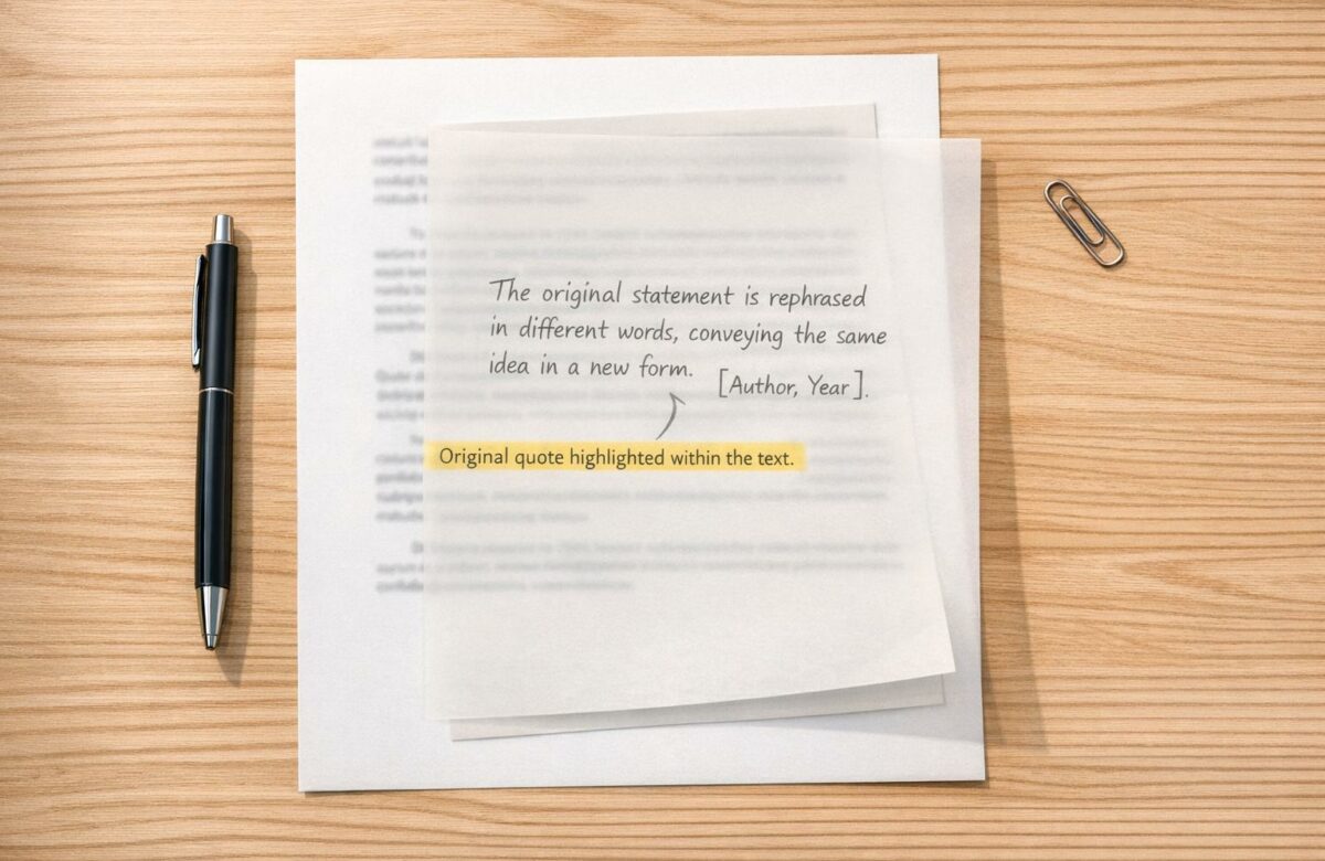 How To Paraphrase Quotes For Research Papers Without Plagiarism