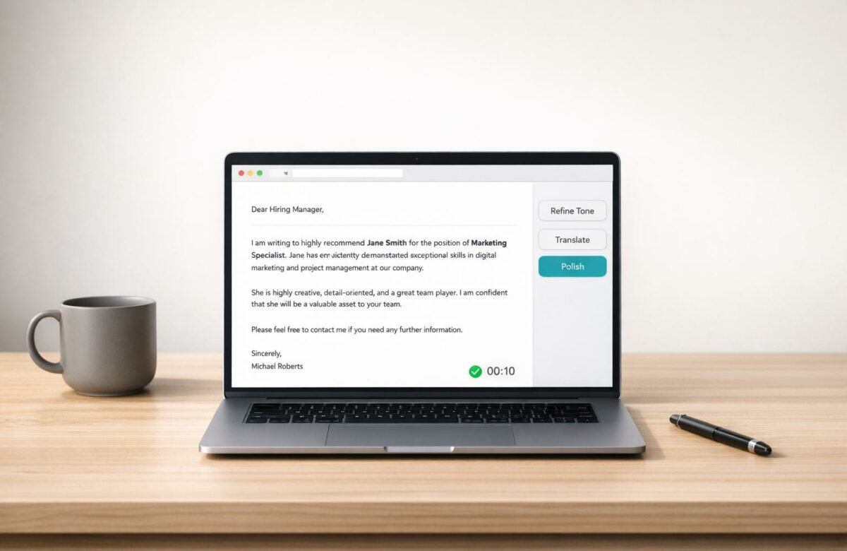 How To Write A Recommendation Letter In Seconds