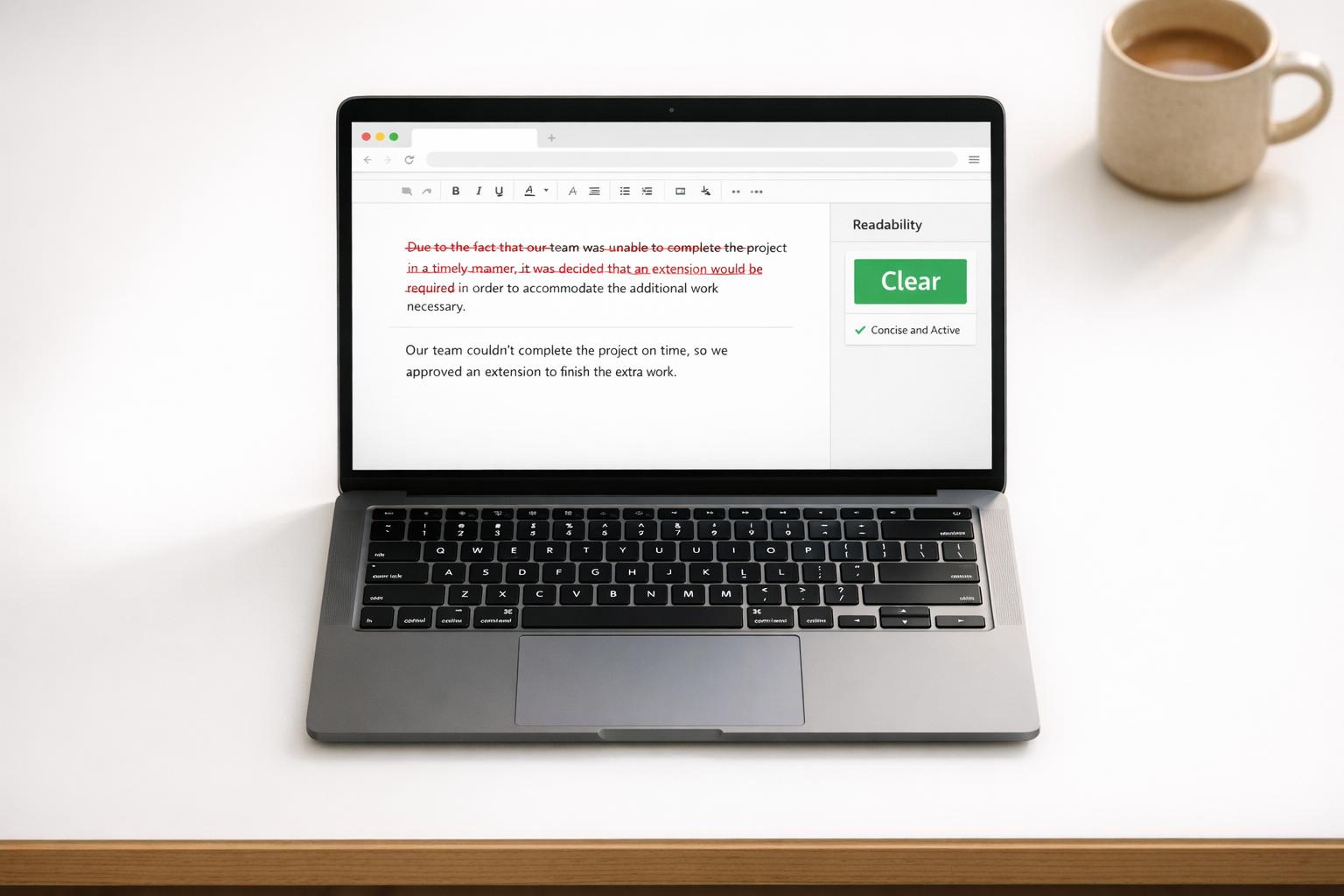 Fix "Wordiness" In Corporate Reports Instantly