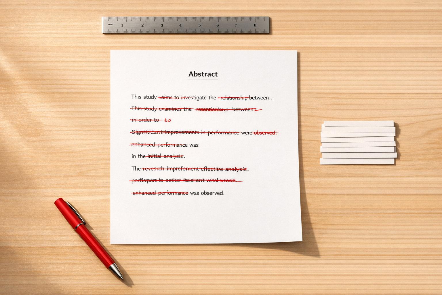 How To Shorten An Abstract To Meet Word Count Limits