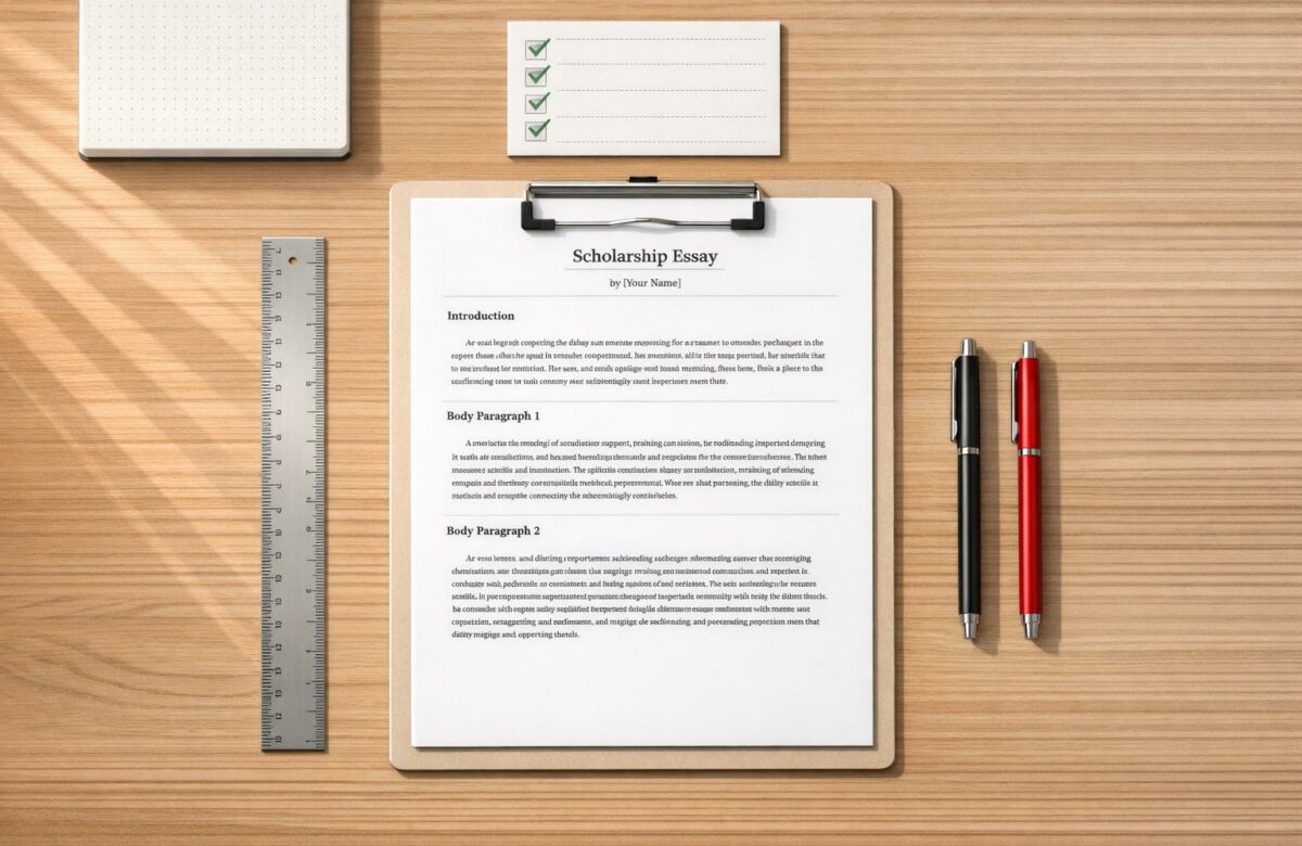 How To Write A Scholarship Essay With Perfect Grammar